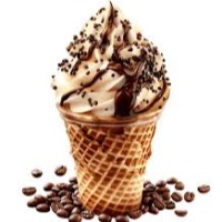 Helado Con Chocolate